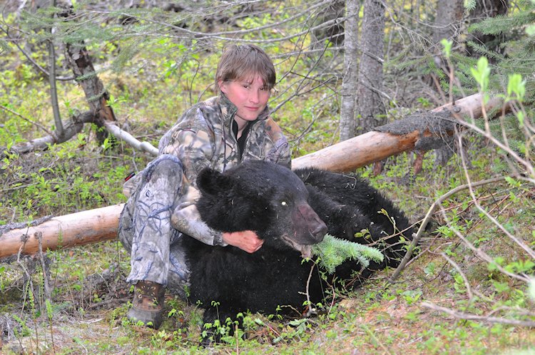 Black bear hunts in canada